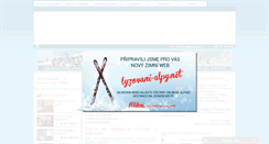 Desktop Screenshot of lyzovani-v-rakousku-alpy.cz